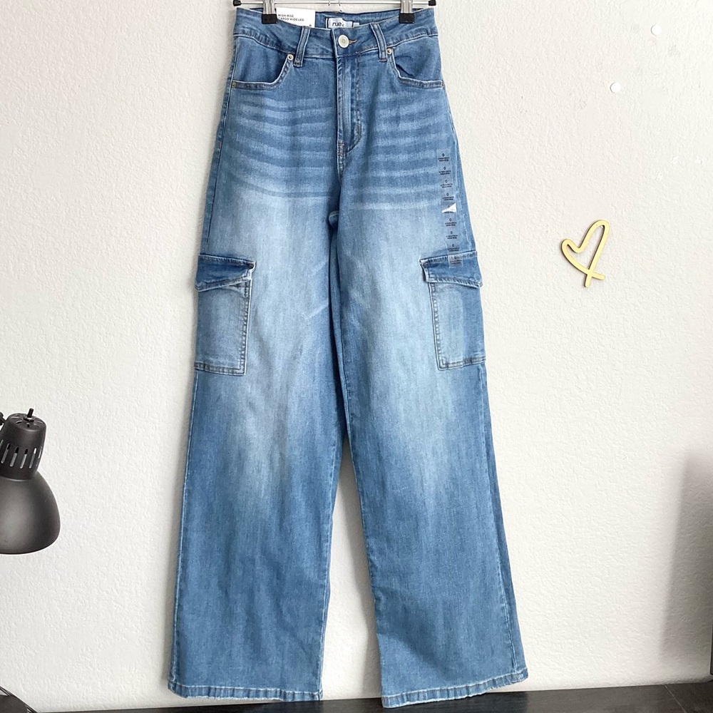 \Rue21\ NWT High-Rise Cargo Wide Leg Jeans